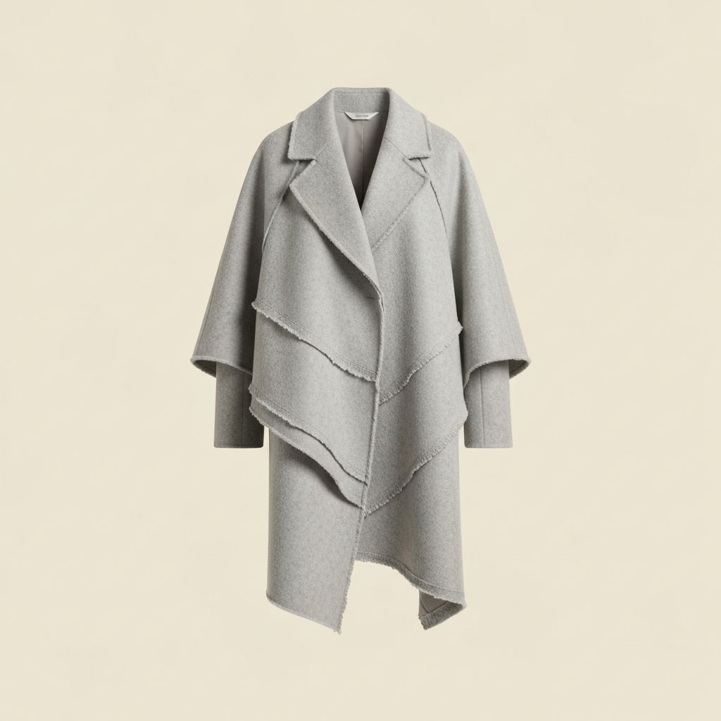 Deconstructed Wool Coat